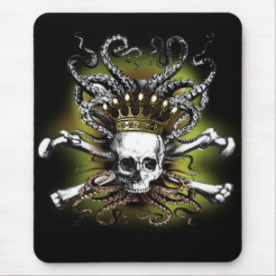 SquidSkull King Mouse Pad