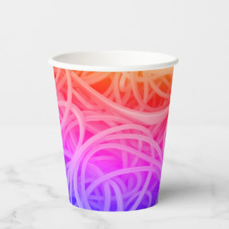 Squiggles in Hippy Chic 8oz Hot/Cold Paper cup