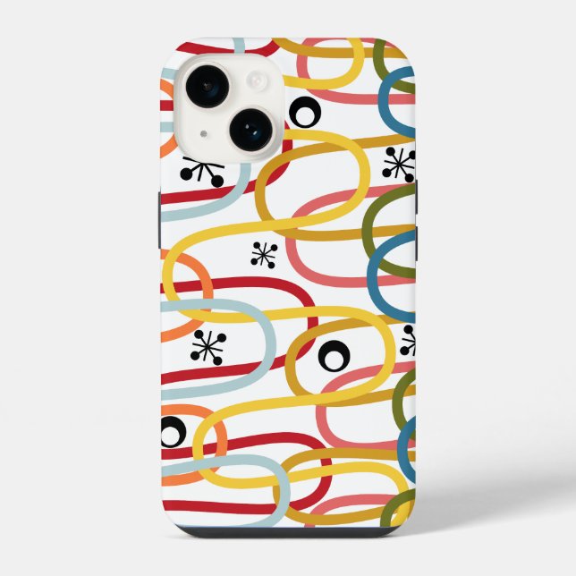 Squiggles iPhone Case (Back)