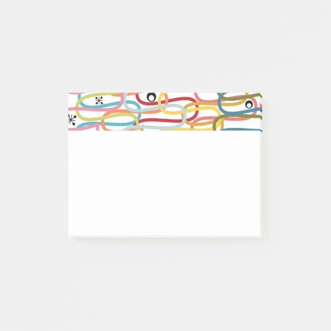 Squiggles Post-it Notes (Front)