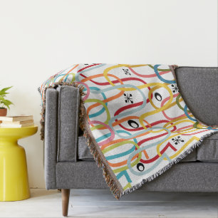 Squiggles Throw Blanket