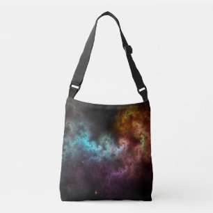 Squiggley Nebula Star Dust Cloud CRQENH Crossbody Bag