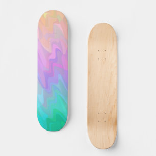 Squiggly Gradient Skateboard