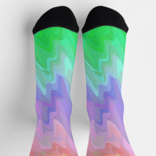 Squiggly Gradient Socks