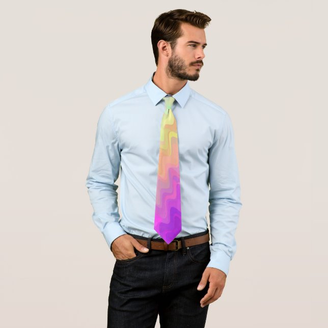 Squiggly Gradient Tie (In Situ)