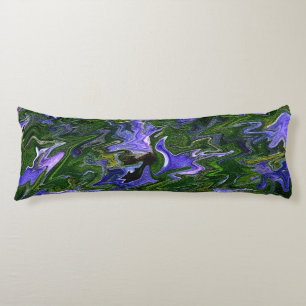 Squiggly Irises....... Body Cushion