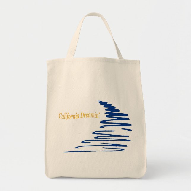 Squiggly Lines_California Dreamin' bag (Front)