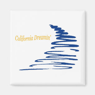 Squiggly Lines_California Dreamin' magnet