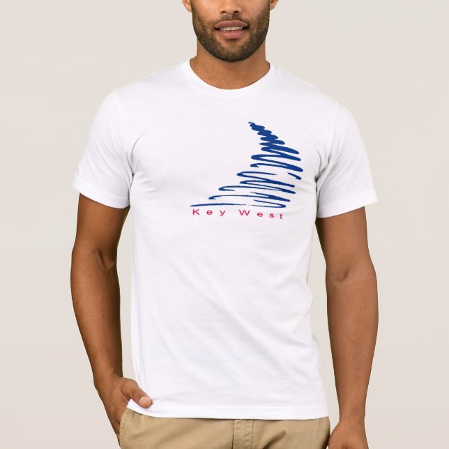 Squiggly Lines_Key West t-shirt (Front)