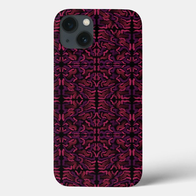 Squiggly Pinkies Abstract Pattern Design  Case-Mate iPhone Case (Back)