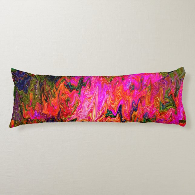 Squiggly psychedelic black light fun....... body cushion (Front)