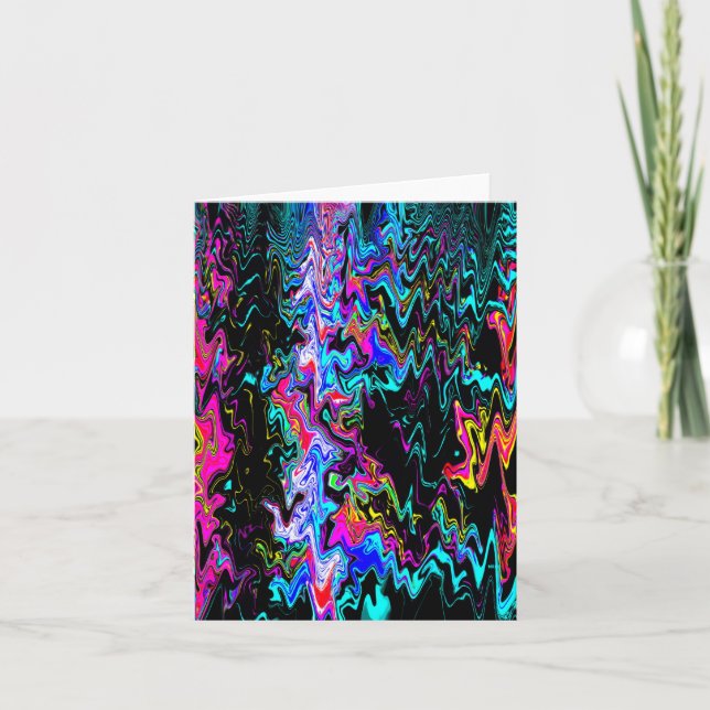Squiggly psychedelic moments...... card (Front)