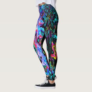 Squiggly psychedelic moments...... leggings