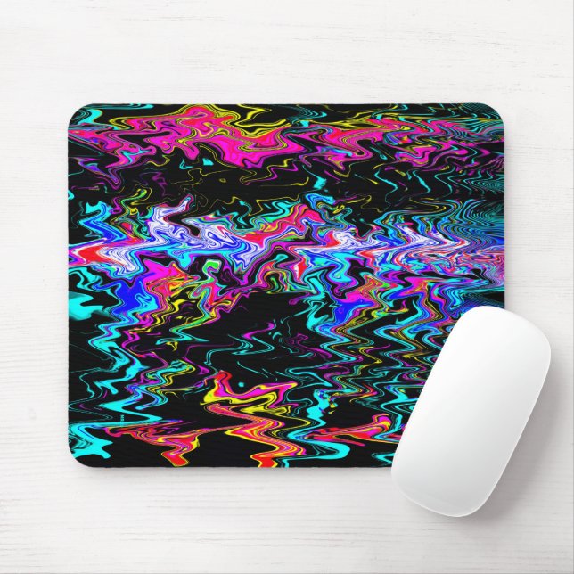 Squiggly psychedelic moments...... mouse mat (With Mouse)