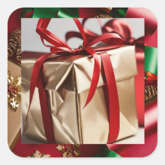 Squire wrap for Celebration  Square Sticker