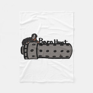 Squirley Dan Sticker Fleece Blanket