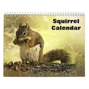 Squirrel 2027 calendar