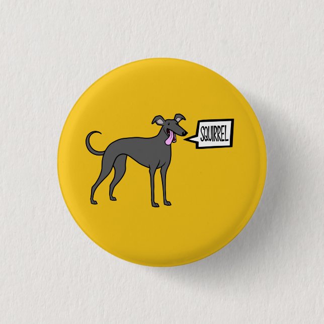 Squirrel! 3 Cm Round Badge (Front)