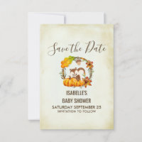 Squirrel and Pumpkins Rustic Wreath STD