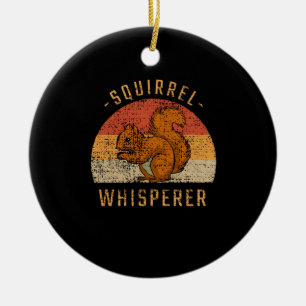 Squirrel Animal Forest Ceramic Tree Decoration