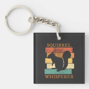 Squirrel Animal Forest Retro Key Ring