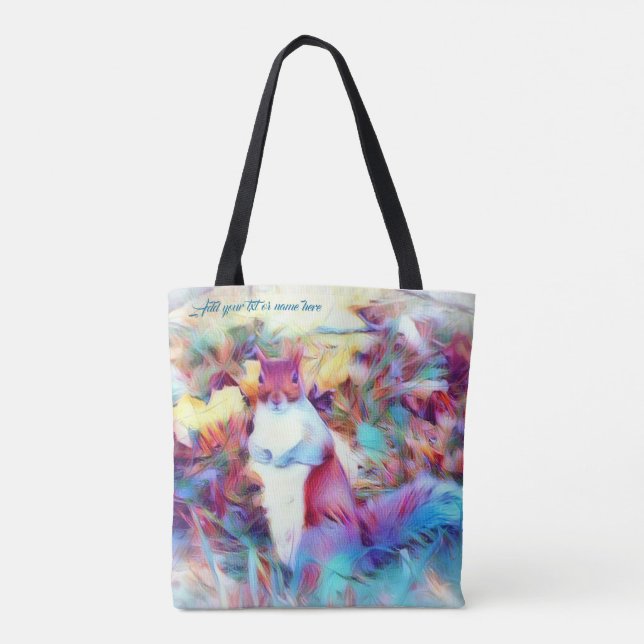 squirrel art phone bag (Back)