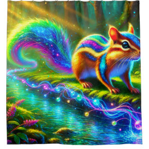 Squirrel Art Shower Curtain