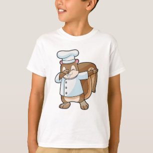 Squirrel as Cook with Cooking apron T-Shirt