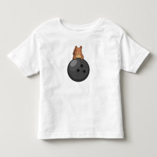Squirrel at Bowling with Bowling ball Toddler T-Shirt