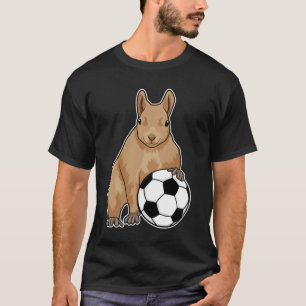 Squirrel at Soccer Sports T-Shirt