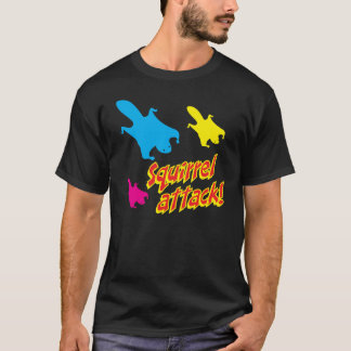 Squirrel Attack! (red/yellow text) T-Shirt
