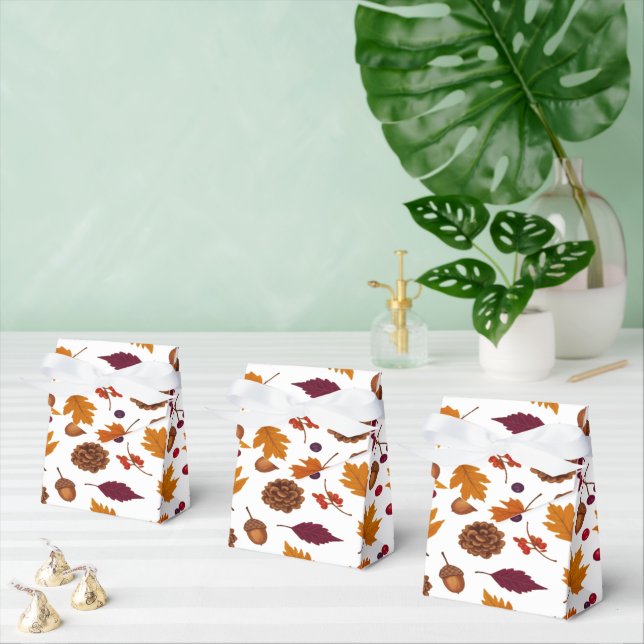 Squirrel Autumn and Pumpkin Favour Box (Multiple)