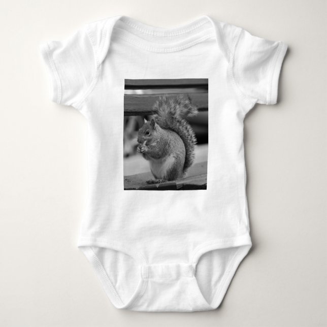 Squirrel Baby Bodysuit (Front)