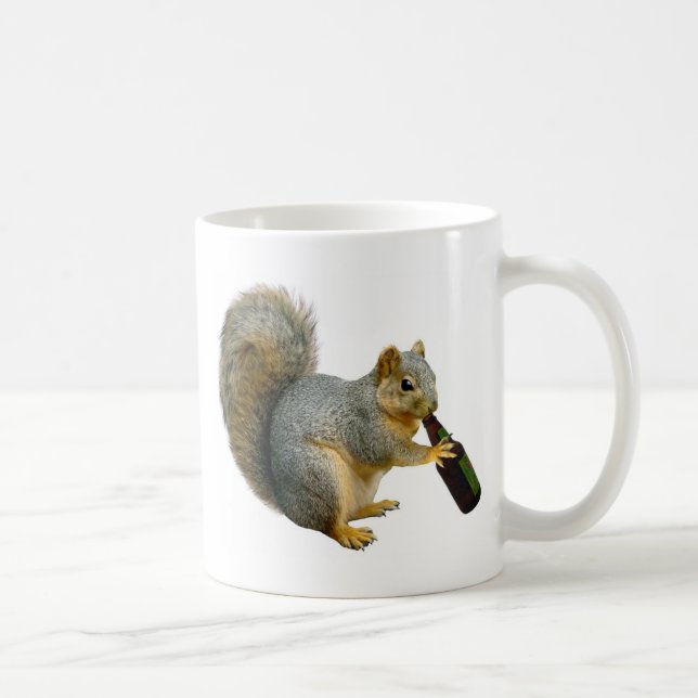 Squirrel Beer Coffee Mug (Right)