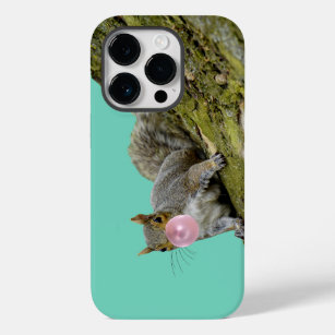 Squirrel Blowing a Bubblegum Bubble Animal Photo Case-Mate iPhone 14 Pro Case