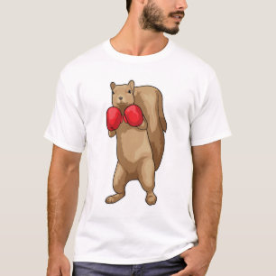 Squirrel Boxer Boxing gloves T-Shirt