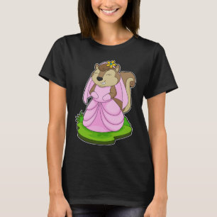 Squirrel Bride Flower Wedding T-Shirt