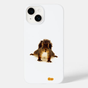 Squirrel brown cute funny white Case-Mate iPhone 14 case