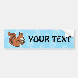 Squirrel bumper sticker