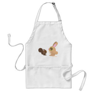 squirrel+bunny standard apron