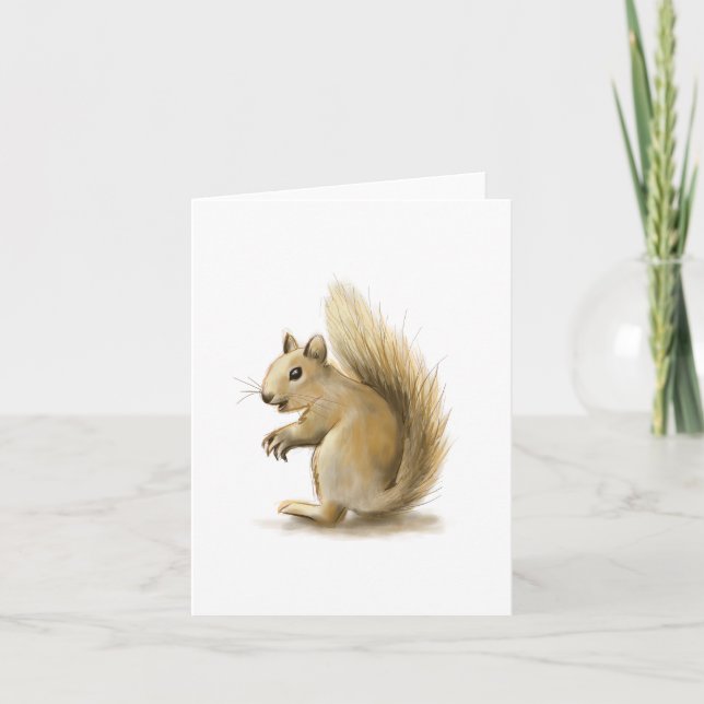 Squirrel Card (Front)