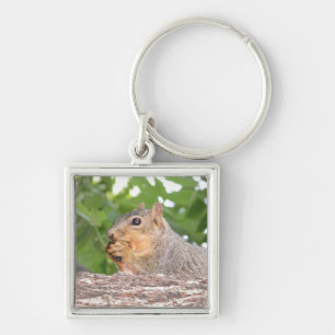 Squirrel Ceramic Key Chain