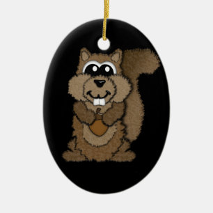 Squirrel Ceramic Tree Decoration