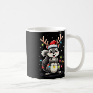 Squirrel Christmas 2024 With Lights & Holiday Coffee Mug