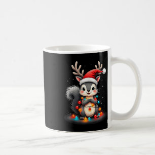 Squirrel Christmas 2024 With Lights & Holiday Coffee Mug