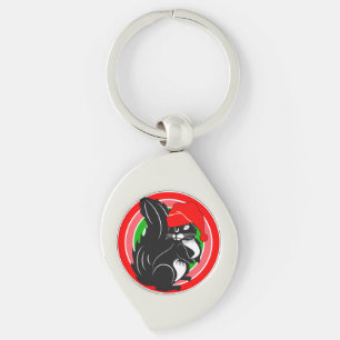 squirrel christmas gifts paper key ring