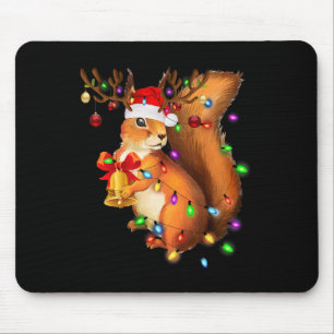 Squirrel Christmas Light Family Matching Pajama Xm Mouse Mat