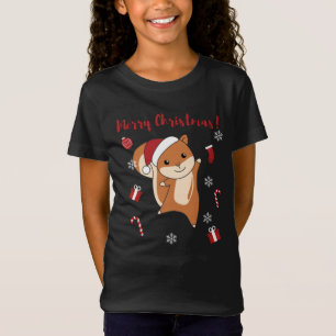 Squirrel Christmas Winter Animals T-Shirt