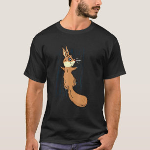 Squirrel Climbing Up T-Shirt