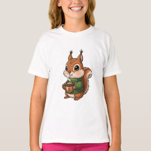 Squirrel Coffee Cosy Sweater Kids